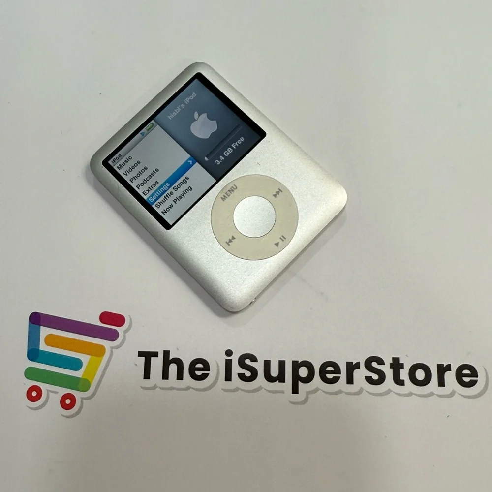 Apple iPod nano 3rd Generation 4GB Silver Excellent + 1 YR Warranty - Picture 4 of 5